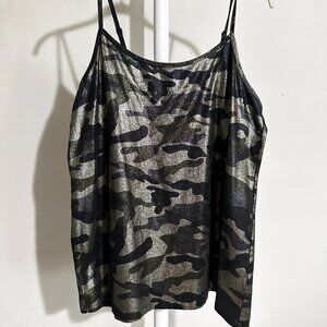 Torrid Metallic Shimmer Camo Tank Top